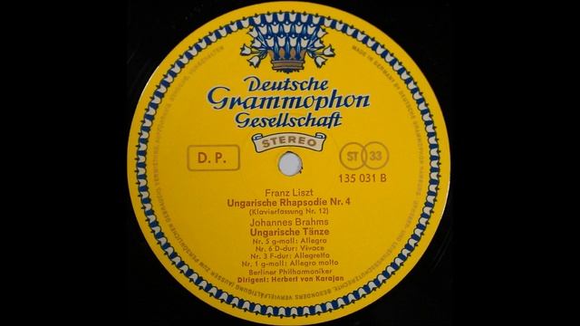 liszt, Hungarian Rhapsody No 4 and brahms, Hungarian Dances nos 5,6,3,1, karajan смотреть онлайн