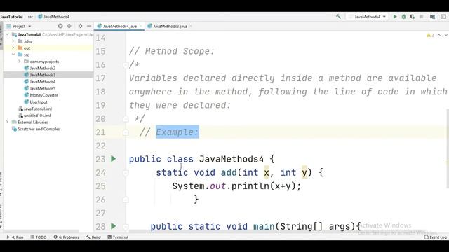 Java Scope & Method Scope || Java Tutorials смотреть онлайн
