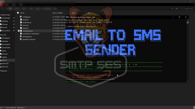 Email to SMS Node Version SMTPSES смотреть онлайн