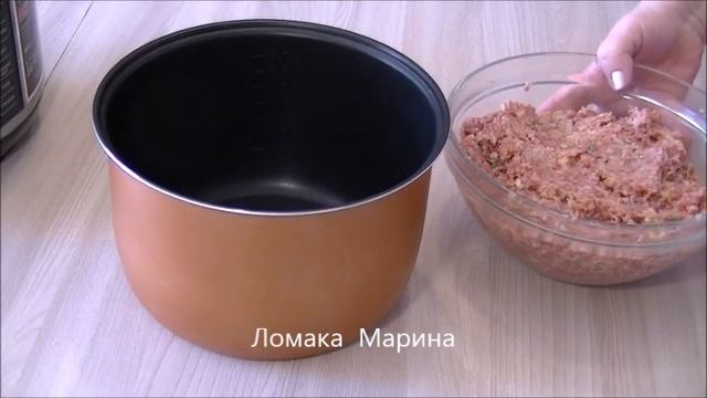 Сытная  мясная запеканка в мультиварке REDMOND M40S