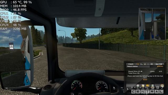 Euro Truck Simulator 2 (2012) Gameplay | Core 2 Quad Q9300 | GeForce GTX 650 | 4GB RAM смотреть онлайн