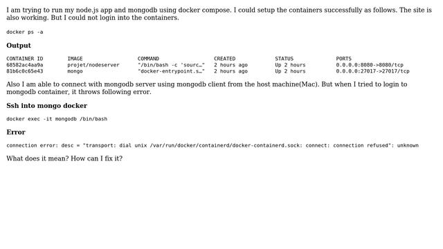 DevOps & SysAdmins: Could not login to docker container смотреть онлайн