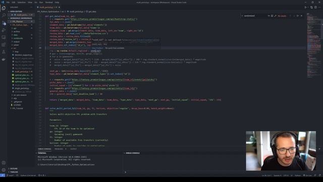 Noise in EV and Sensitivity Analysis (FPL Optimization with Python #7) смотреть онлайн