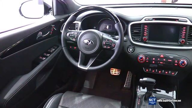 2016 KIA Sorento SXL V6 - Exterior and Interior Walkaround - 2016 Detroit Auto Show смотреть онлайн