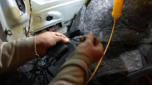 Установка парктроника на Datsun on-Do. смотреть онлайн