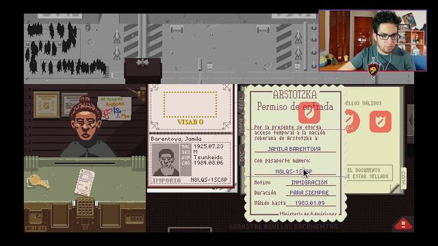 🤫😨CONTINUAMOS CON NUESTRO TRABAJO!!! | Papers Please #12 [LeonidasGames] смотреть онлайн