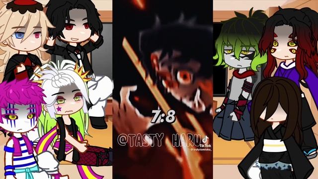 Past Uppermoons + Muzan React To Tanjiro Kamado ||kny||Full Ver||