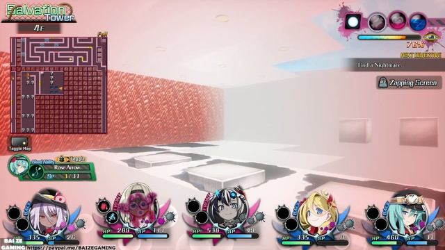 Mary Skelter Finale Pt30 Salvation Tower (7/7) 4F continued Walkthrough смотреть онлайн