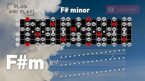 Минус для гитаристов Фа Диез Минор в стиле эмбиент