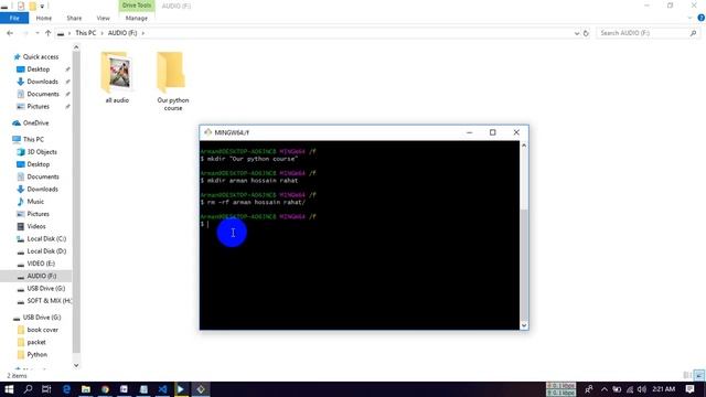 04 Python Command Line tutorial with Git Bash смотреть онлайн