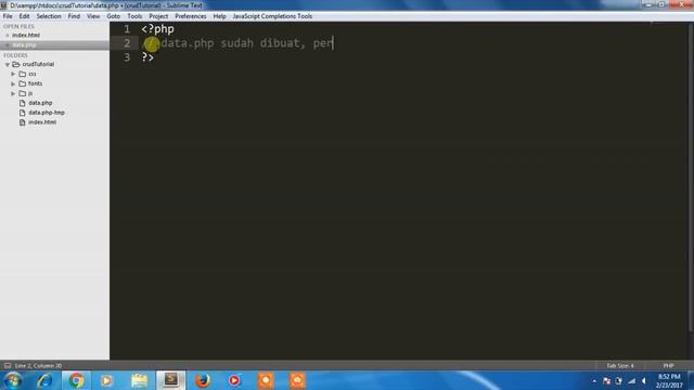 BELAJAR PHP & JQUERY - modul 1 (kirim data dengan form method) смотреть онлайн