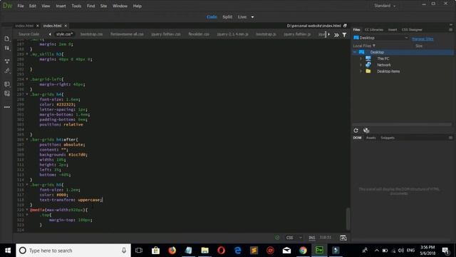 How to design a personal website using bootstrap 4 html5 css3 and jQuery | part five смотреть онлайн