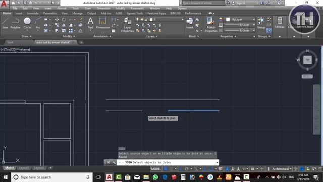 Auto CAD Tutorial in Urdu | Erase break join in Autocad | Lecture #16 | Amaar Shahid | TH House смотреть онлайн