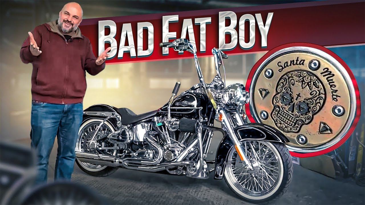 FAT BOY на МАКСИМАЛКАХ c 2-литровым мотором. Harley-Davidson, каким он должен быть #МОТОЗОНА №161 смотреть онлайн