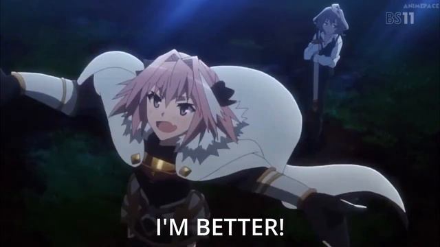 I'm stonger, i'm smarter, i'm better...I'M BETTER! | Astolfo смотреть онлайн