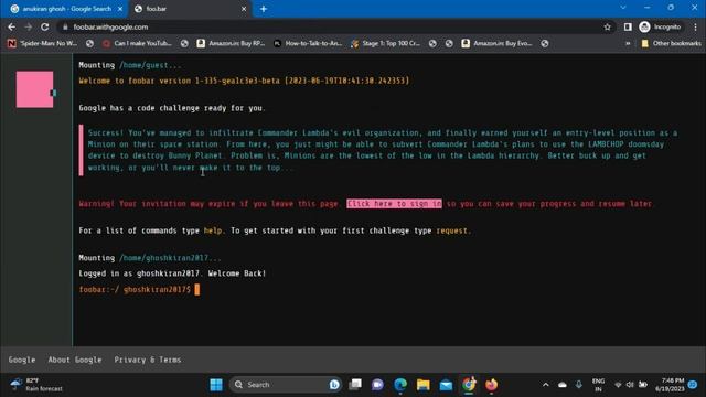 Google Foobar 2023 : Google's Secret Hiring Coding Challenge | All details смотреть онлайн
