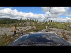 Взятие очередной высоты в горах Алтая на Тойота Хайлюкс Сурф KZN130.