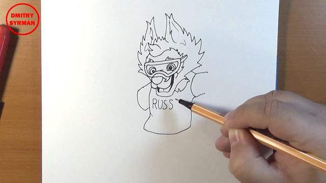 How to draw ZABIVAKA, FIFA WORLD CUP 2018, Как нарисовать Забиваку смотреть онлайн