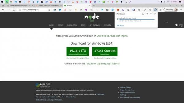 how to update to latest nodejs version in windows (easily)