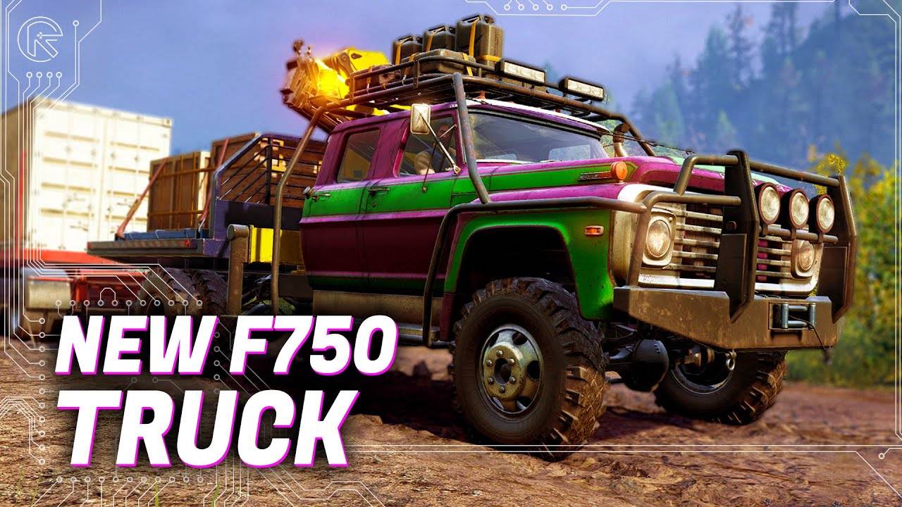 SnowRunner ★ Мэн (США) ★ Снова едем на разведку Часть 2 ★ Национальный парк Йеллоурок ★ Хардкор #096 смотреть онлайн