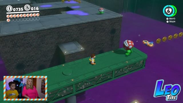 Leo Juega Mario Odyssey con MamaTube смотреть онлайн