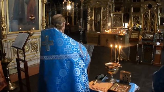 Водосвятный молебен в престольный праздник в Никольской церкви Лосино-Петровского 6 11 2020г смотреть онлайн