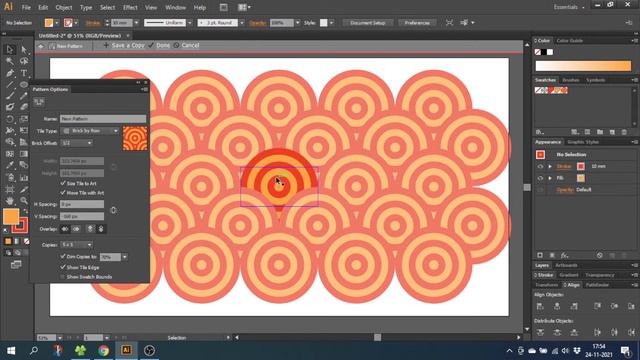 How To Make A Seamless Japanese Wave Pattern In Adobe Illustrator смотреть онлайн