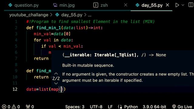 Python DAY 55 | Smallest value in list. смотреть онлайн