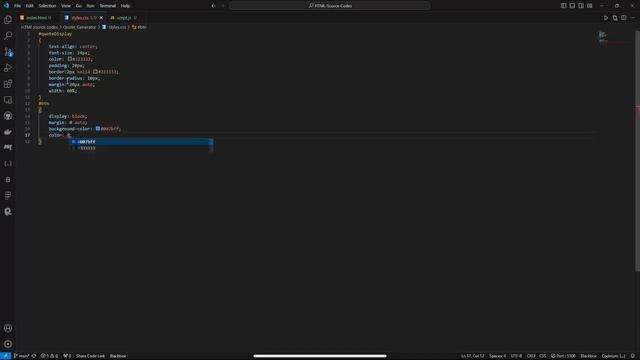 Creating a Quote Generator with HTML, CSS, and JavaScript смотреть онлайн