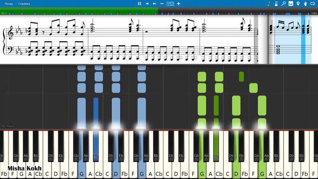 Adele - Rolling in the Deep [Piano Tutorial | Sheets | MIDI] Synthesia смотреть онлайн