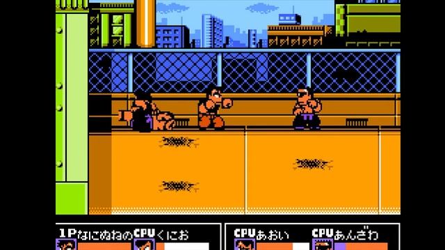 Nekketsu Kakutou Densetsu Riki Kunio Battle 9 смотреть онлайн