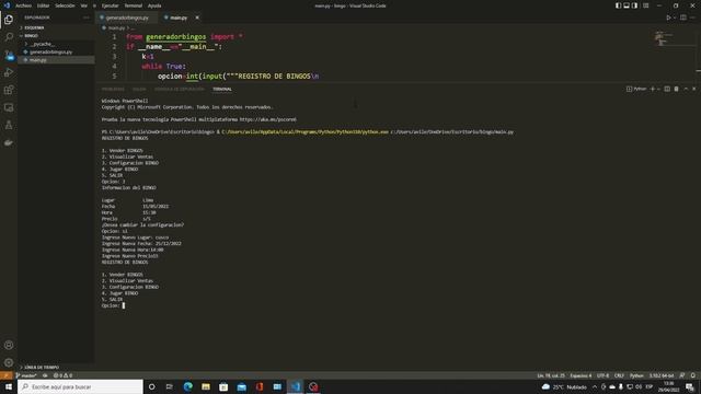 Creando Juego de BINGO con Python | Parte 1. смотреть онлайн