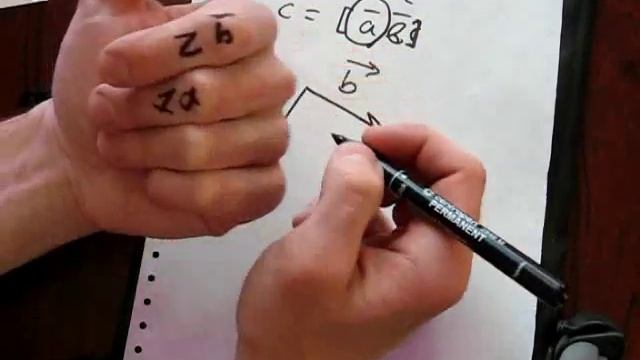 Правило левой руки. Произведение векторов смотреть онлайн