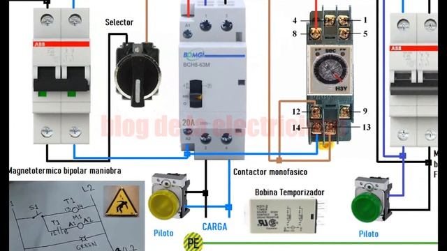 Temporizador de retardo contactor смотреть онлайн