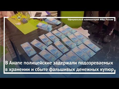 Ирина Волк: В Анапе полицейские задержали подозреваемых в хранении и сбыте фальшивых денежных купюр смотреть онлайн