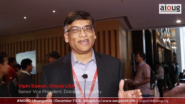 Vipin Samar, Oracle SVP for database security @ sangam18 смотреть онлайн