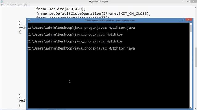 JAVA Swing : Text Editor part - 4 смотреть онлайн