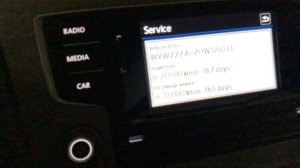 2012-2017 VW Golf 7 / VII how to reset OIL and Inspection service