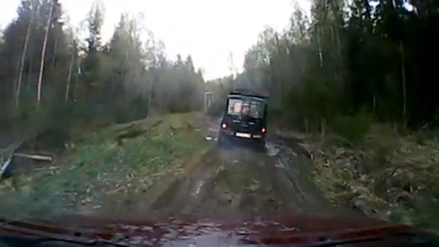 УАЗ тащит Кию смотреть онлайн