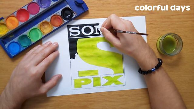 How to draw the Sony Pix logo - सोनी पिक्स का लोगो कैसे बनाये смотреть онлайн