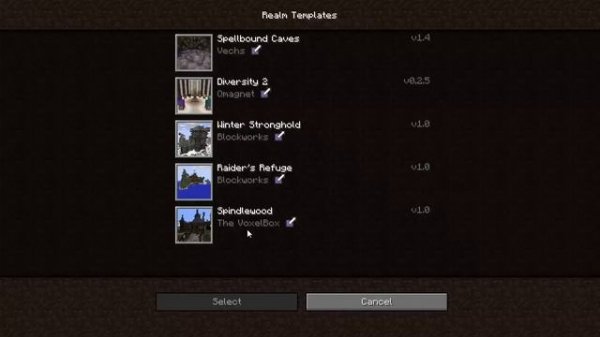 Minecraft Realms Tutorial PC : edit world settings