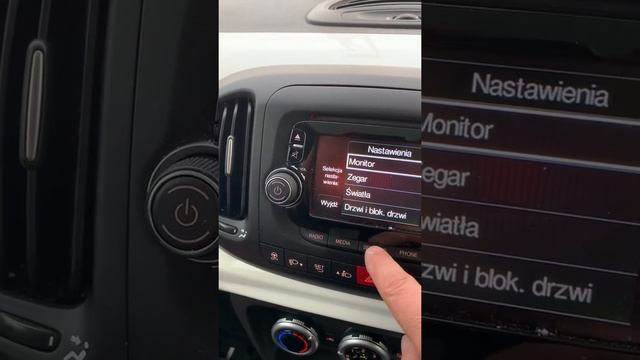 Fiat 500 L menu system language change смотреть онлайн