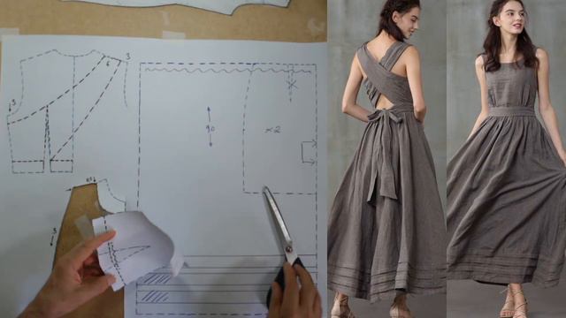 моделируем платье Modelado De Vestido #курсыкройкиишитья #diseño.