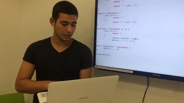 Asterisk pyramid ( java script ) смотреть онлайн