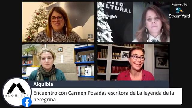 Carmen Posadas y su libro La leyenda de la peregrina en Alquibla смотреть онлайн