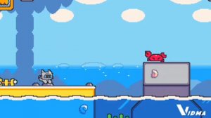 где найти 1 секретный уровень в Super cat tales 2