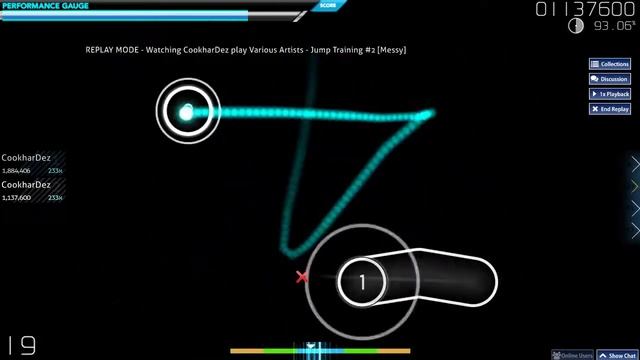 osu! | Various Artists - Jump Training #2 [Messy] Revisited смотреть онлайн