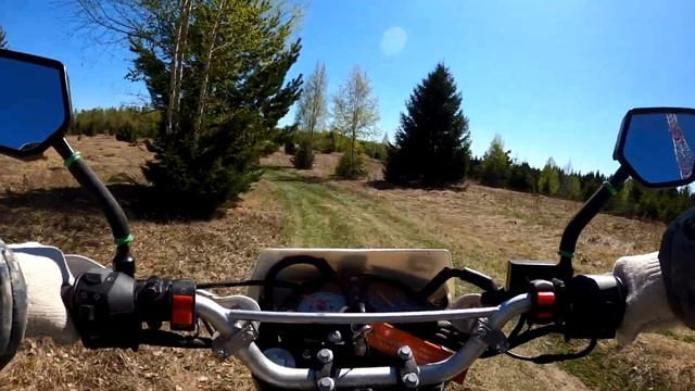 Первый выезд 2023 // Поменял АКБ // По лесу с кайфом смотреть онлайн