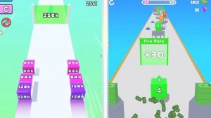 Satisfying Mobile Game / Jelly Runner 2048 vs 2048 jelly shooter - 2048 jelly Gameplay New part #2