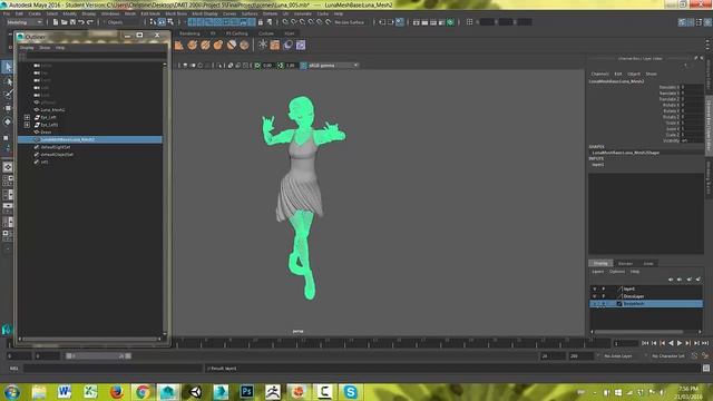 Zbrush - The Scarlet Witch: Eyes, Legs, Etc. смотреть онлайн
